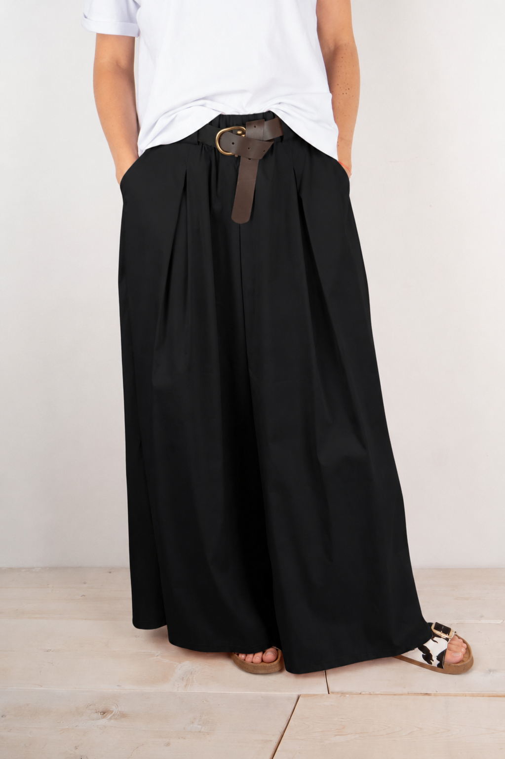 Pantalone Palazzo con Pence
