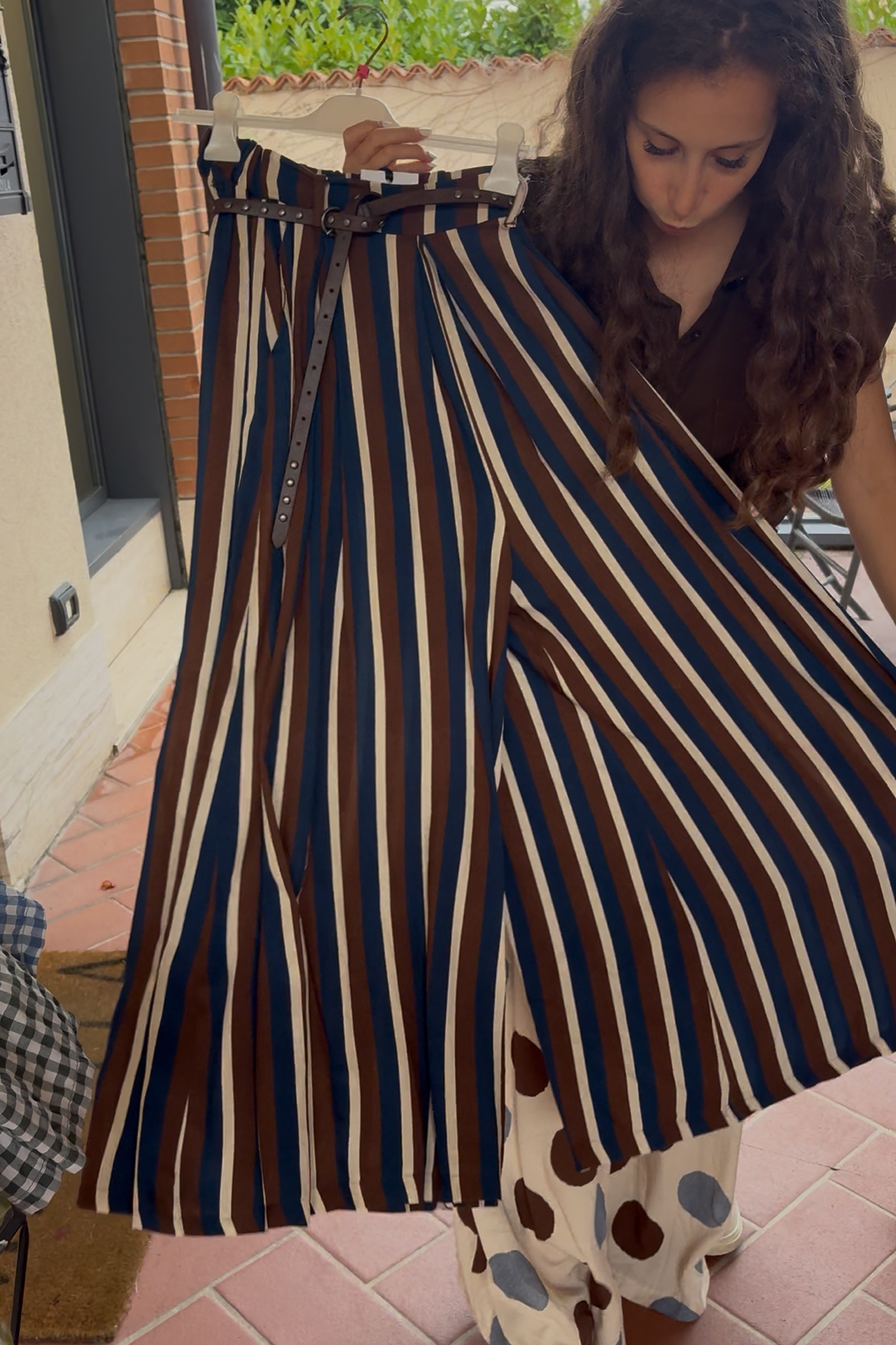 Pantalone Maxi Pois