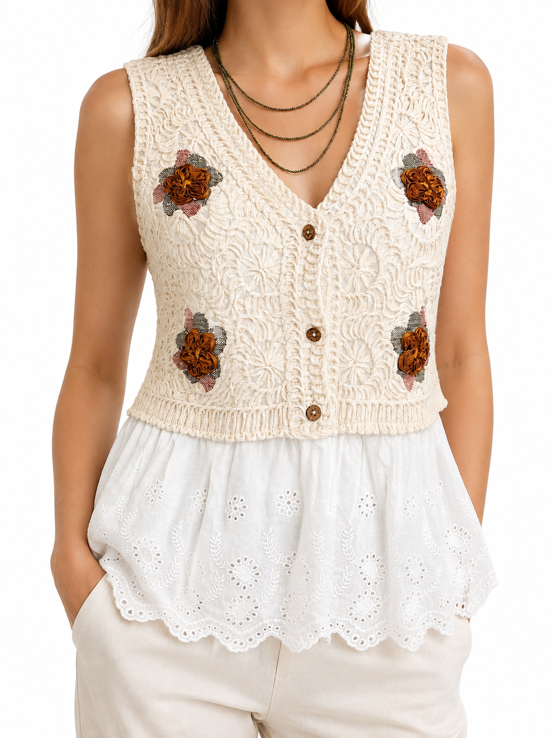 Gilet Uncinetto