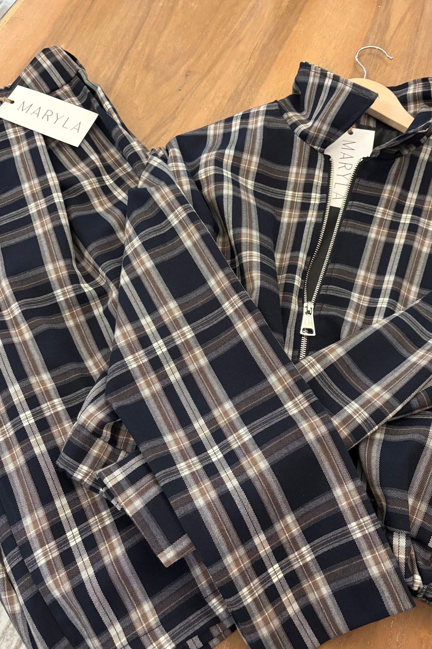 Completo in Tartan Blu