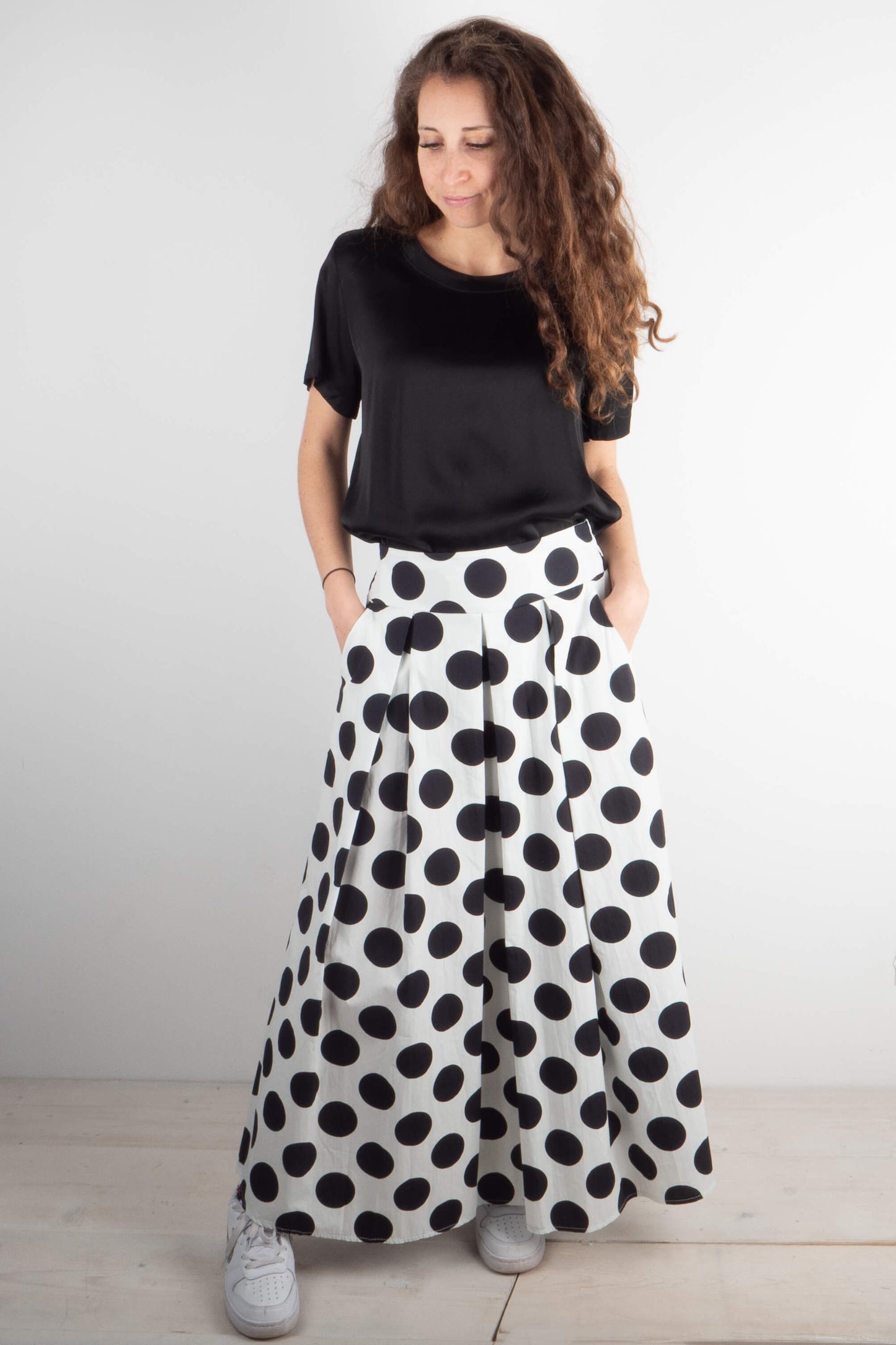 Maglietta Raso Nera