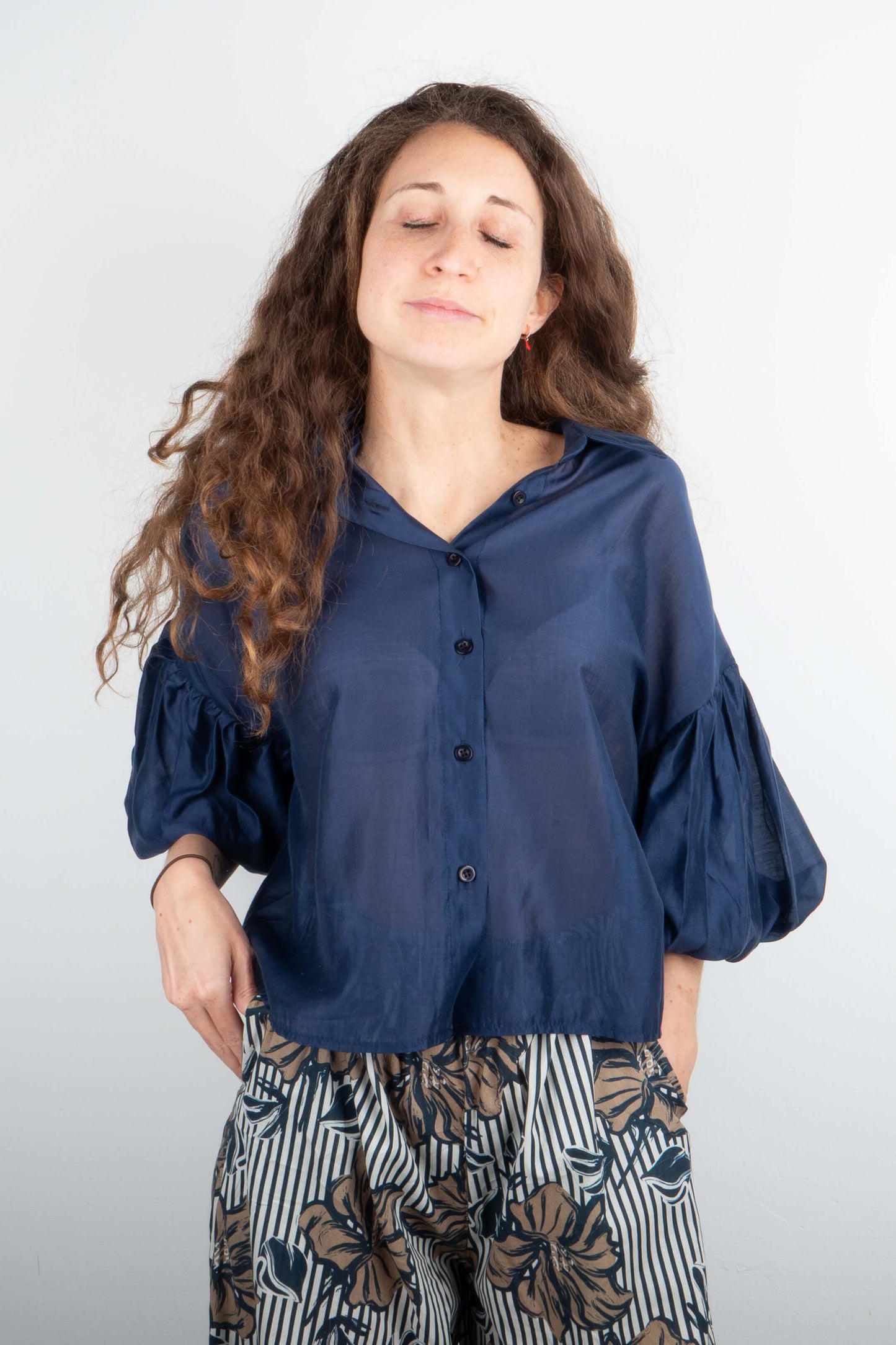 Camicia Manica Palloncino