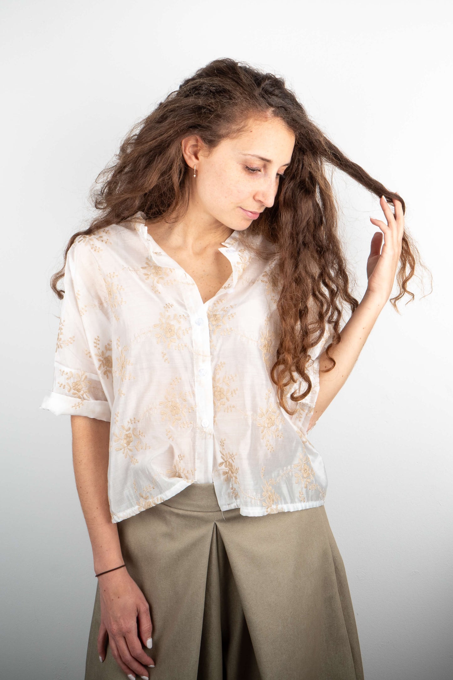 Camicia Koreana Fiori