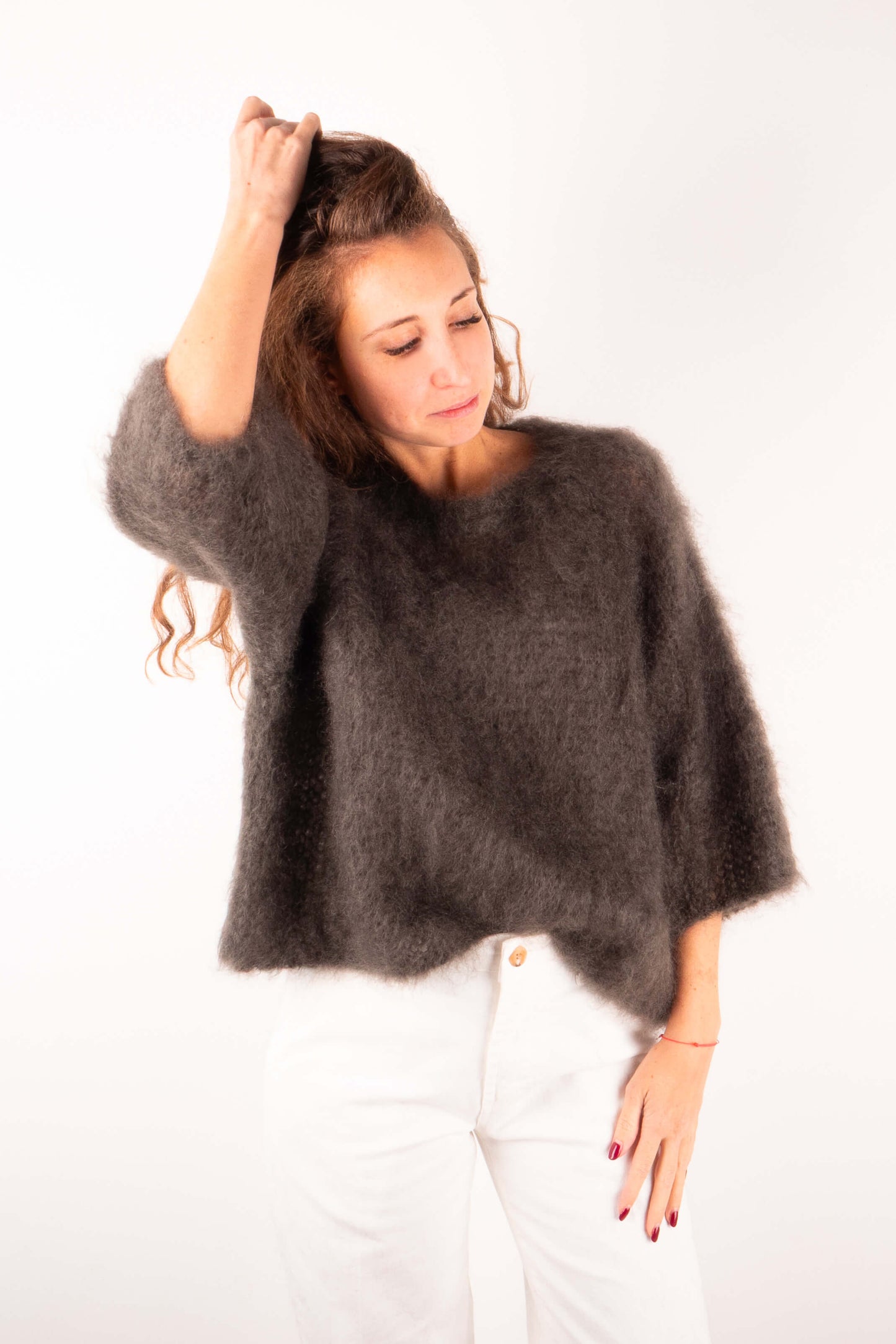 Maglione Kid Mohair Verdone