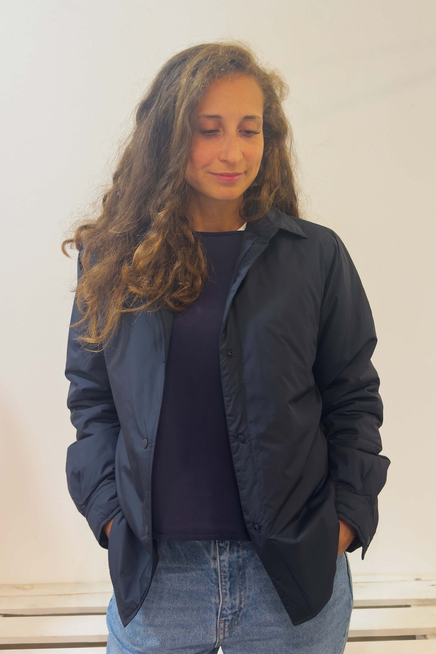 Giacca Edlina 100 grammi Blu