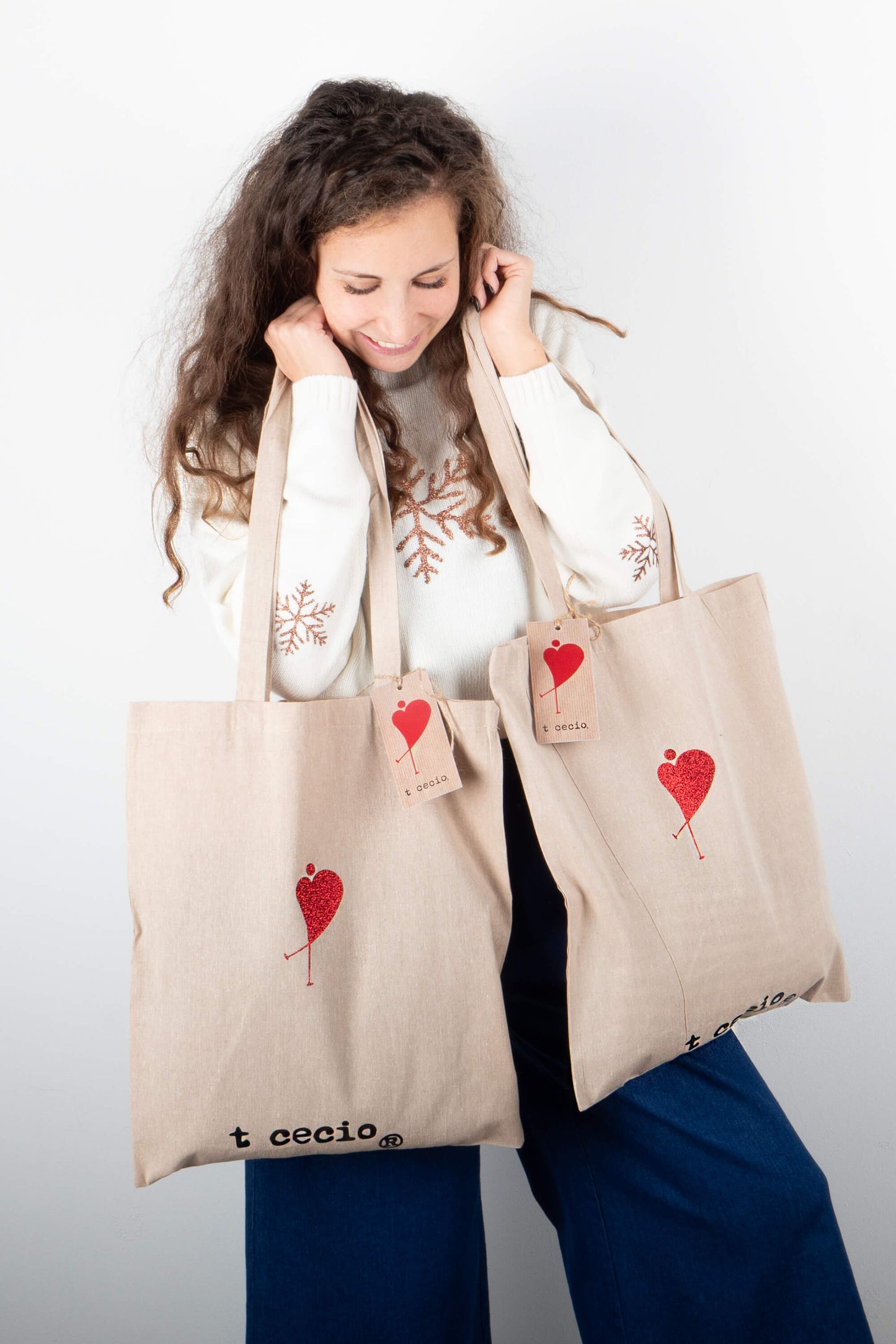 Maglione Stella Glitter Rosa