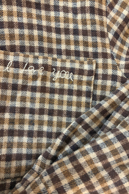 Camicia Ricami Love You
