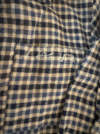 Camicia Ricami Love You