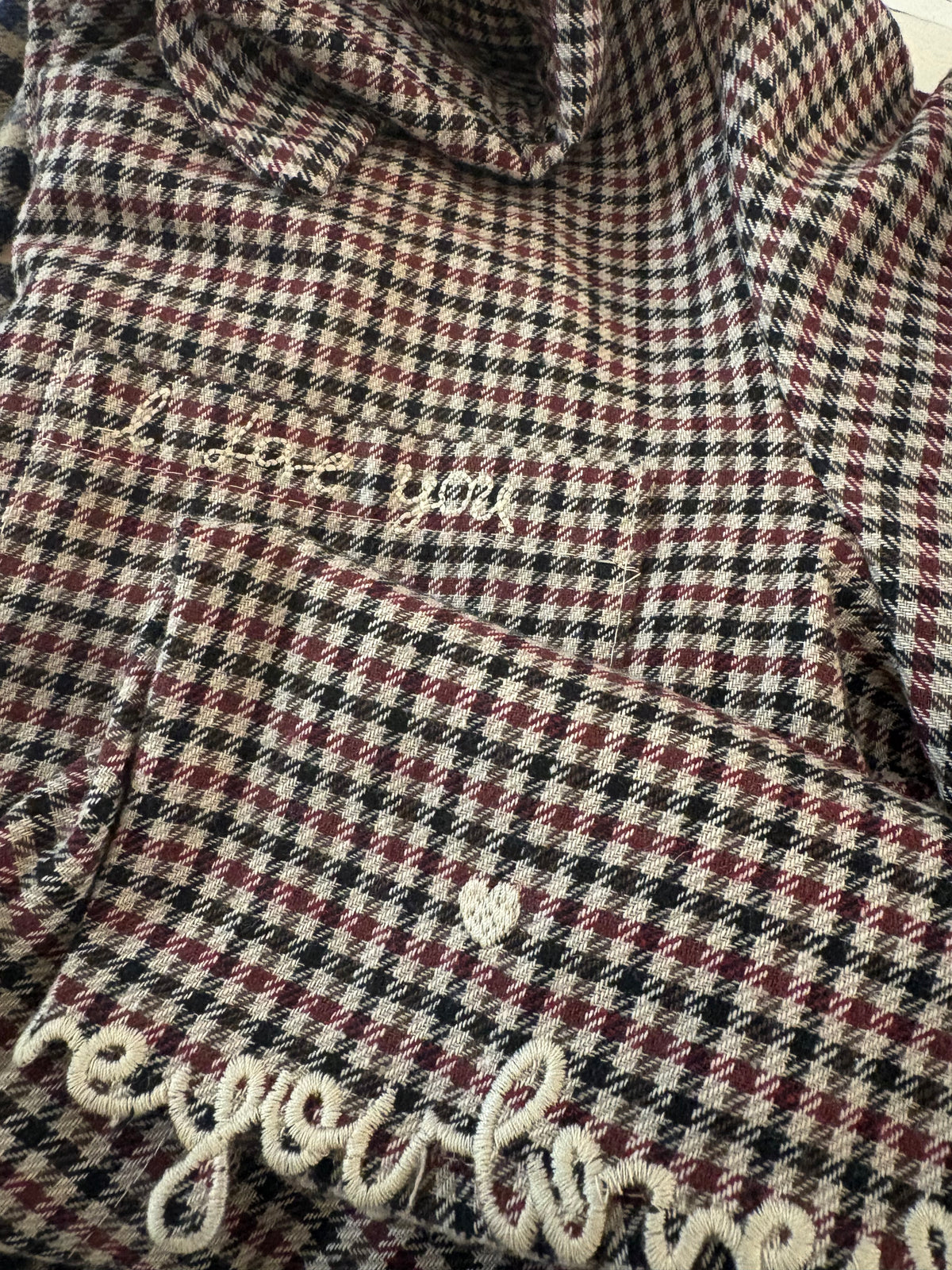Camicia Ricami Love You