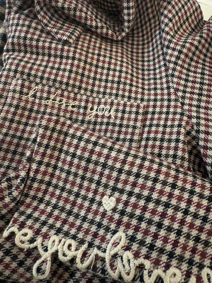 Camicia Ricami Love You
