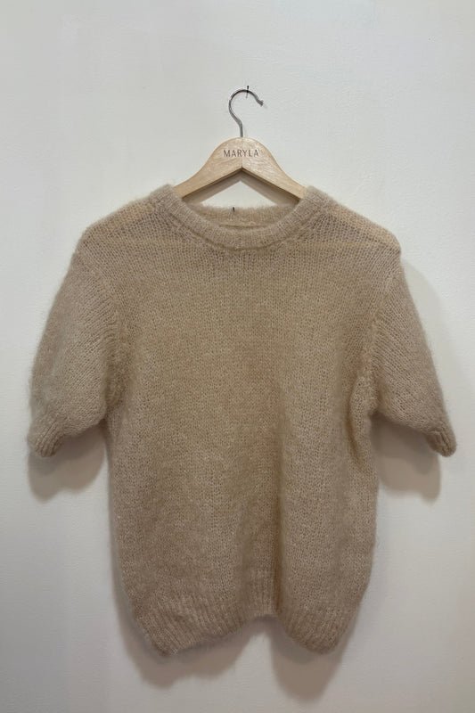 Maglioncino in Mohair Manica Corta