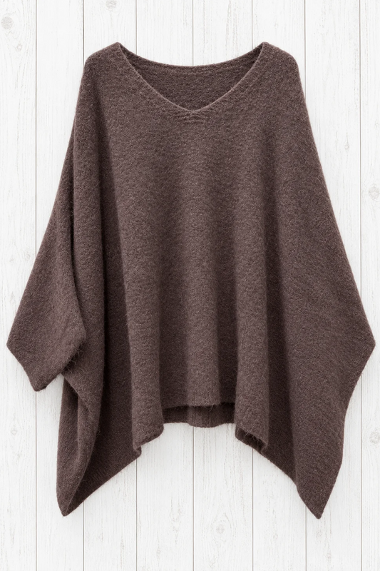 Poncho Over Scollo a V