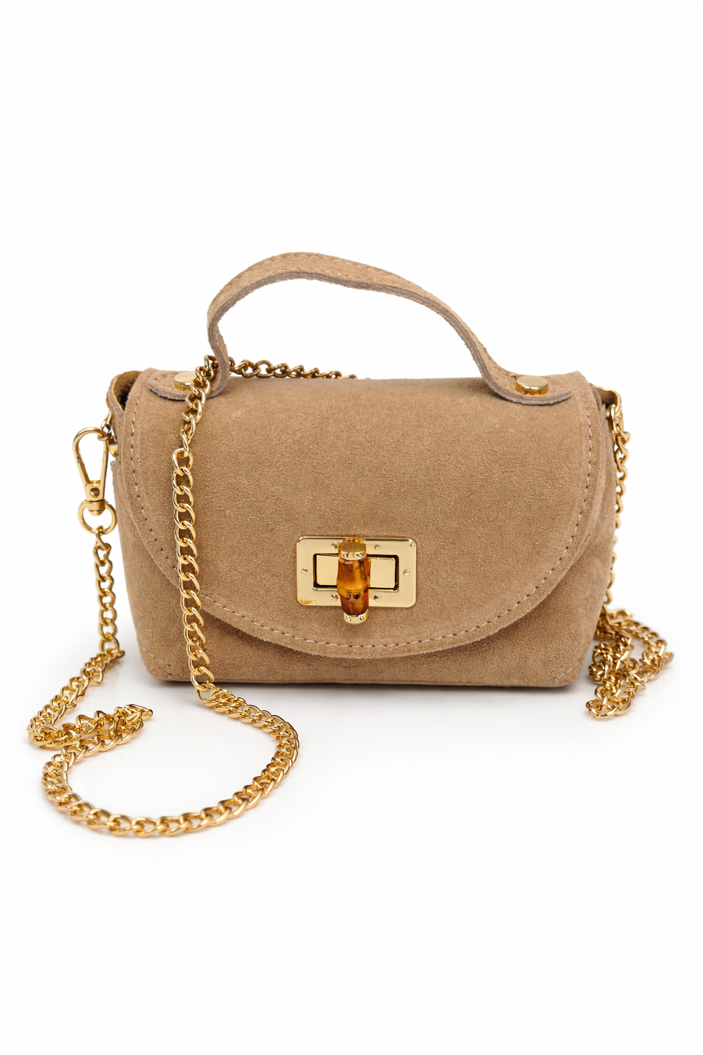 Mini Bag in Camoscio