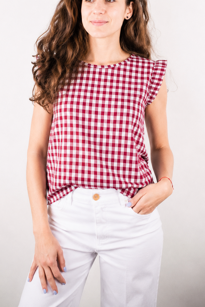 Camicia Volant Smanicata