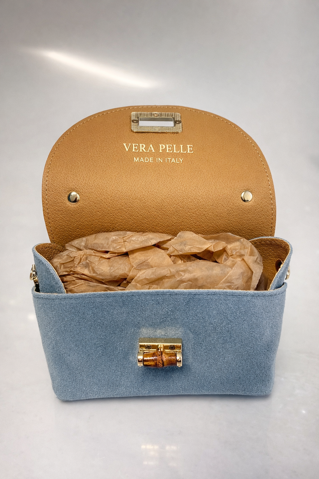 Mini Bag in Camoscio