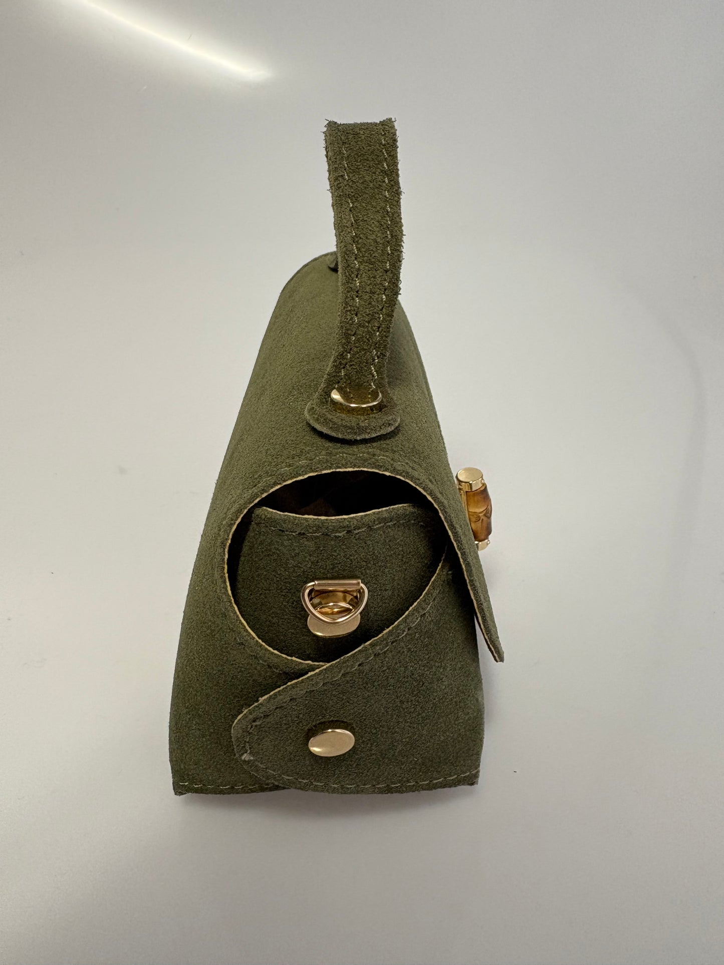 Mini Bag in Camoscio