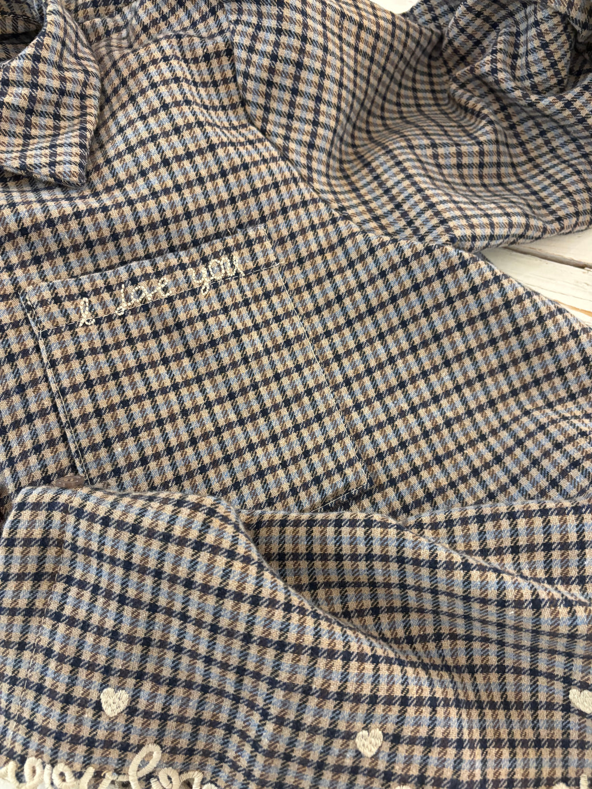 Camicia Ricami Love You