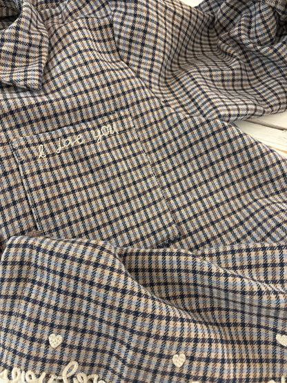 Camicia Ricami Love You