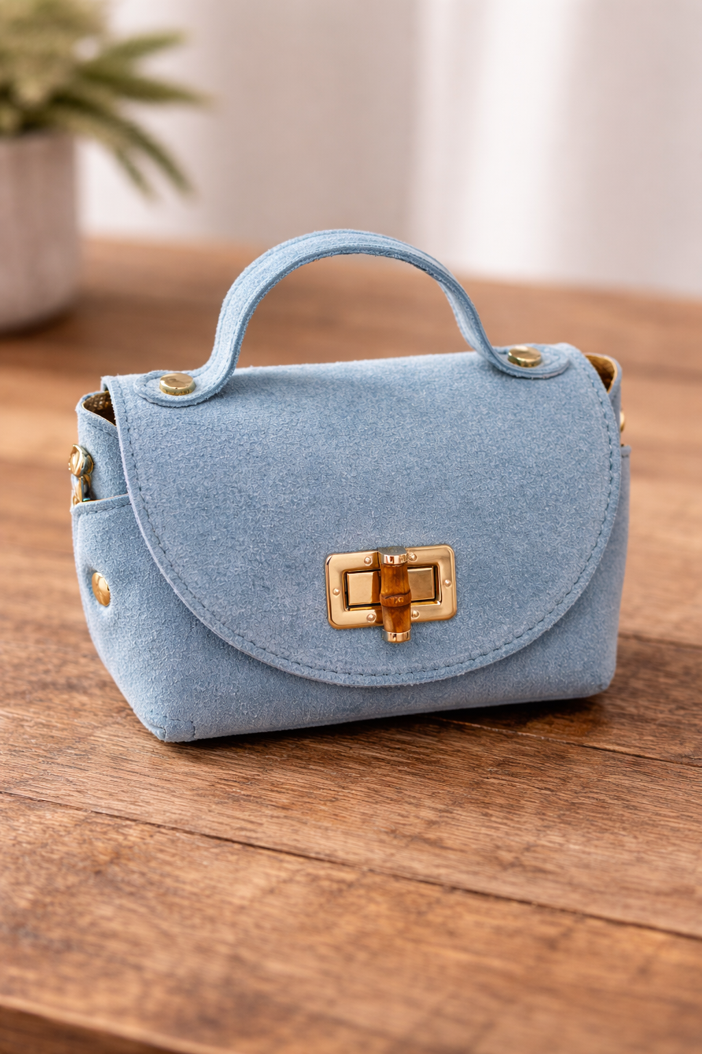 Mini Bag in Camoscio