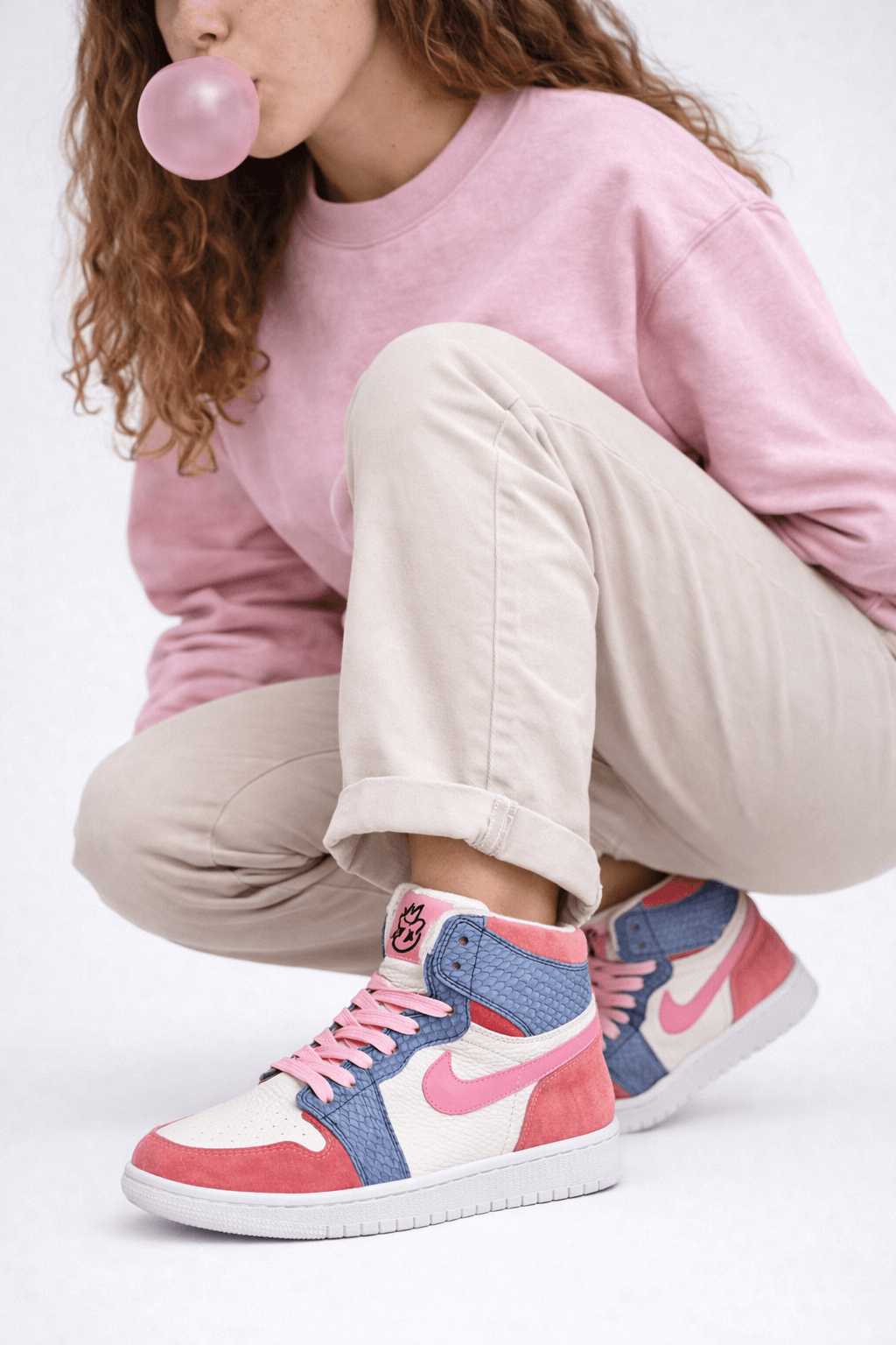 High Custom Pink & Blue – Handmade Edition
