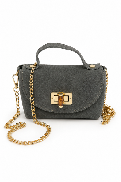 Mini Bag in Camoscio