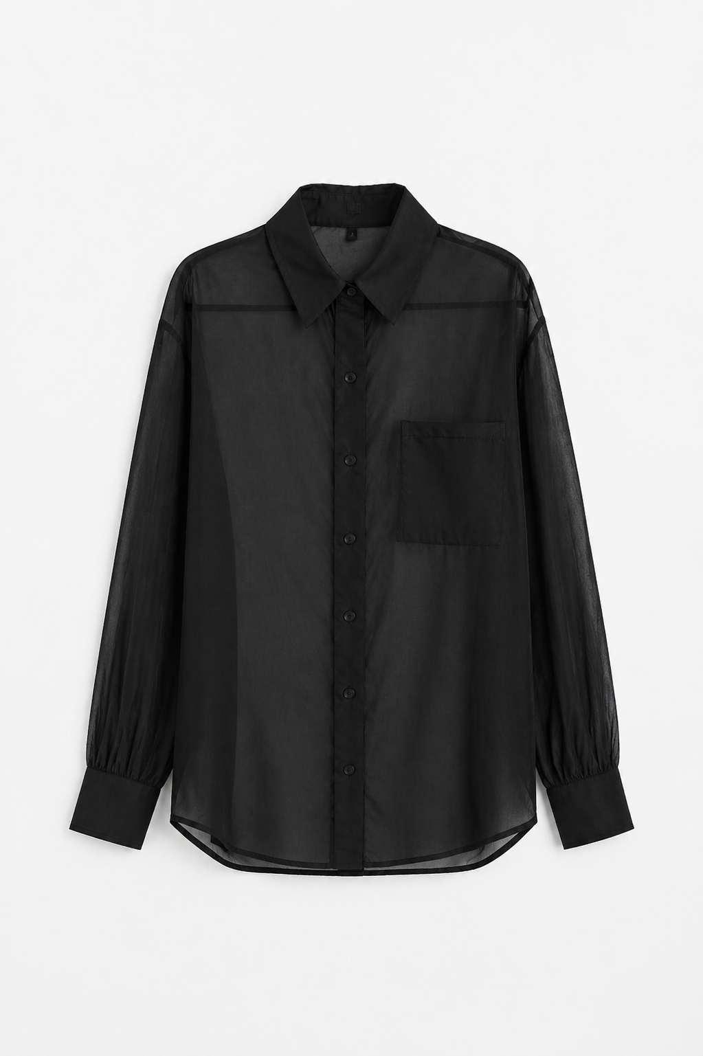 Camicia Trasparente con Tasca