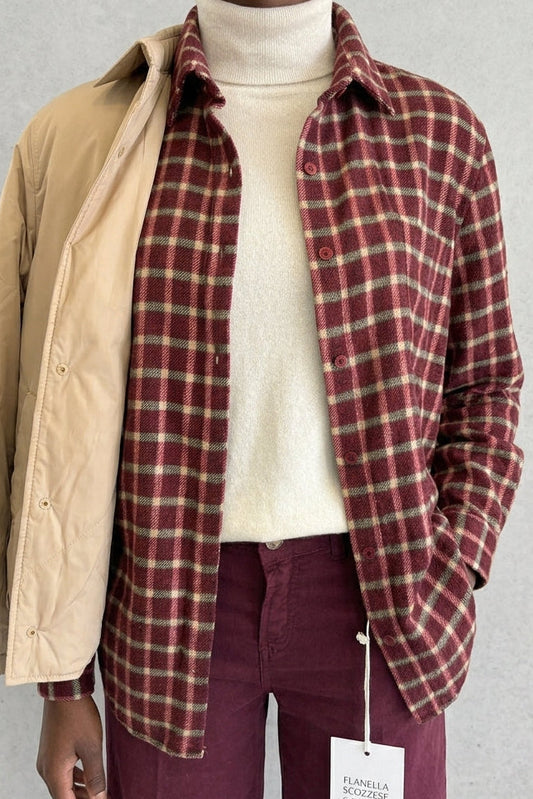 Camicia Quadri Flanellata