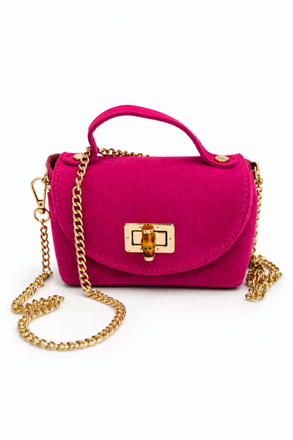 Mini Bag in Camoscio