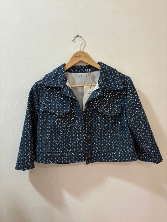 Giacca Jeans Paillettes