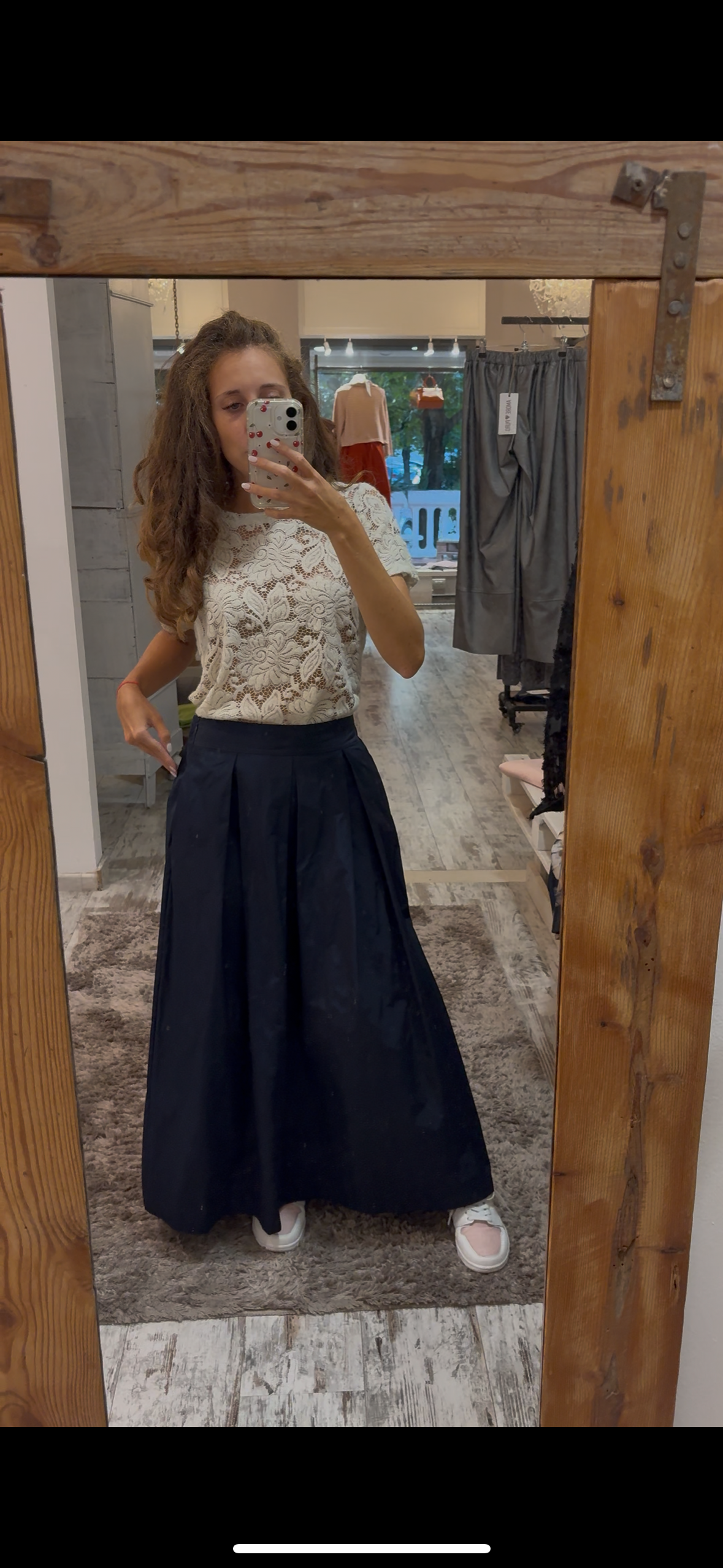 Gonna in Taffetà Blu