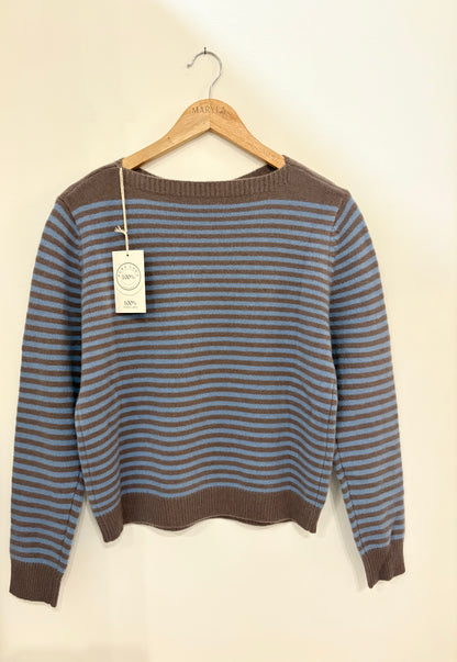 Maglione 100% Lana Righe