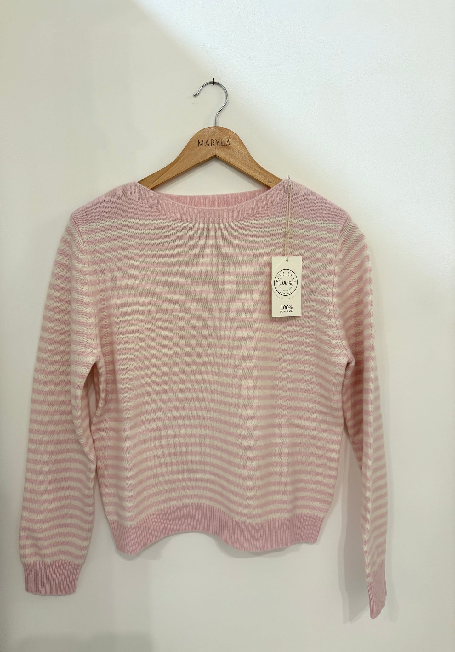 Maglione 100% Lana Righe