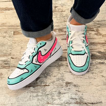 Nike Court Vision Cartoon Mint