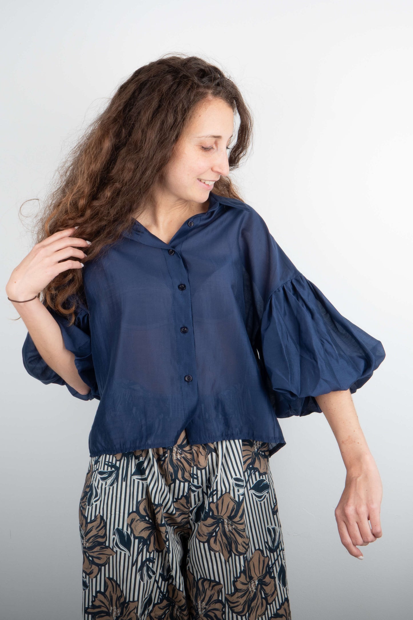 Camicia Manica Palloncino