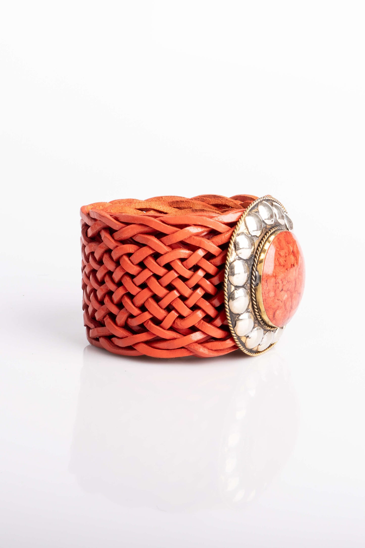 Cintura intrecciata Arancio
