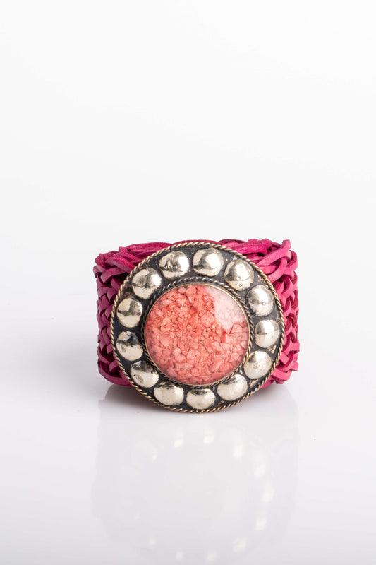 Cintura intrecciata Fucsia