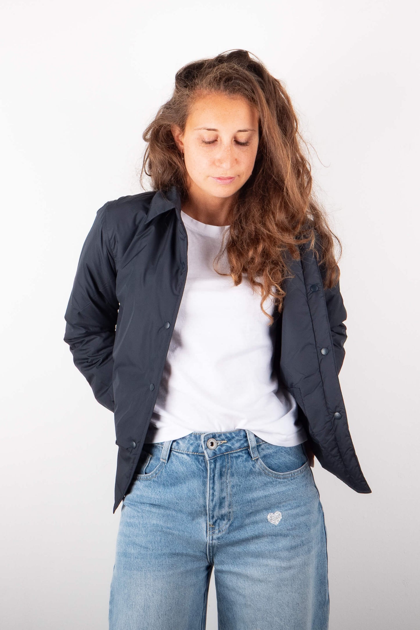 Giacca Edlina 100 grammi Blu