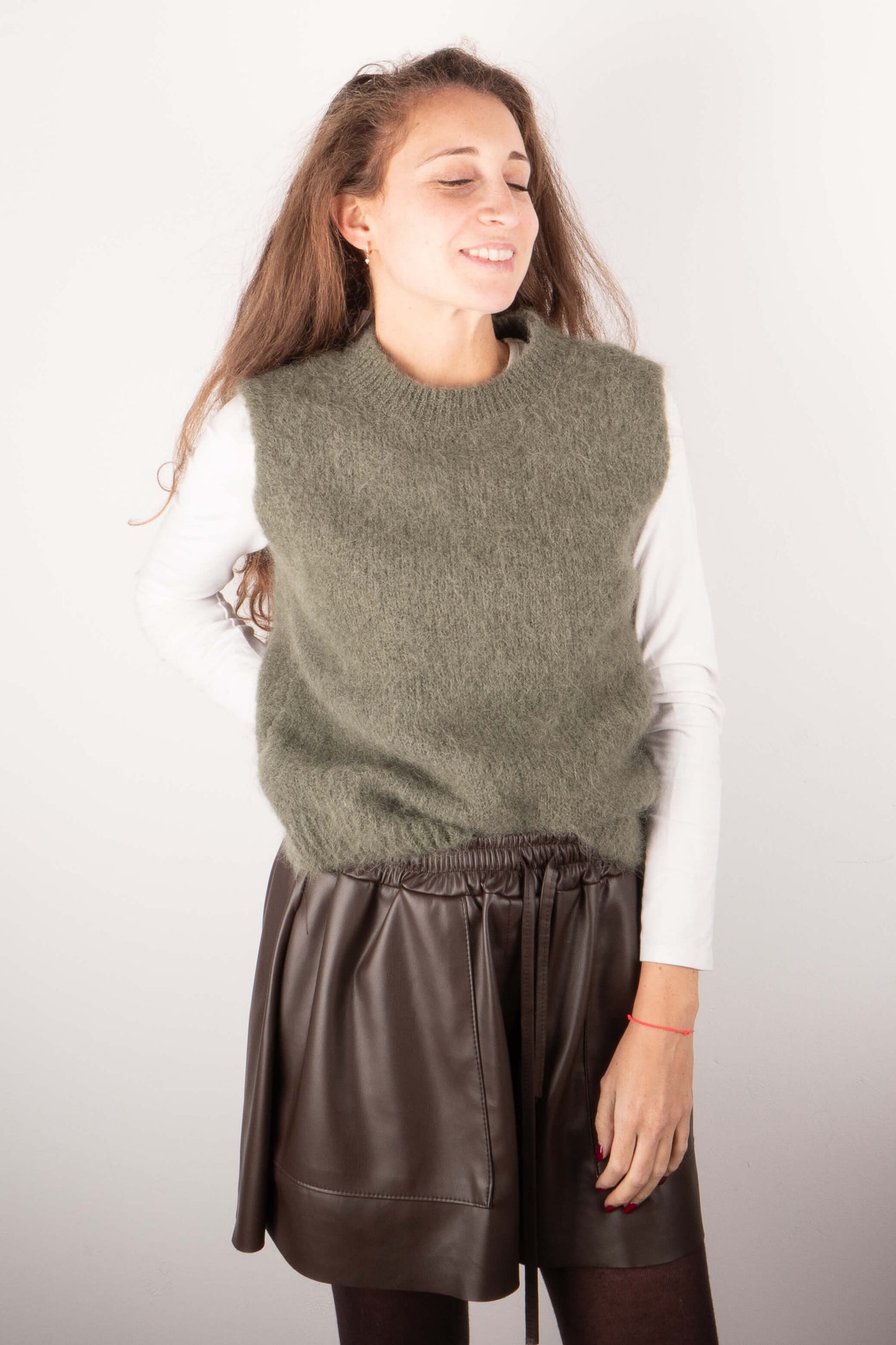 Gilet in Mohair
