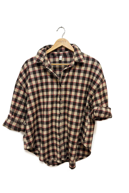 Camicia Vichy in Caldo Cotone