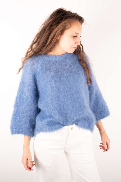 Maglione Kid Mohair Carta da Zucchero