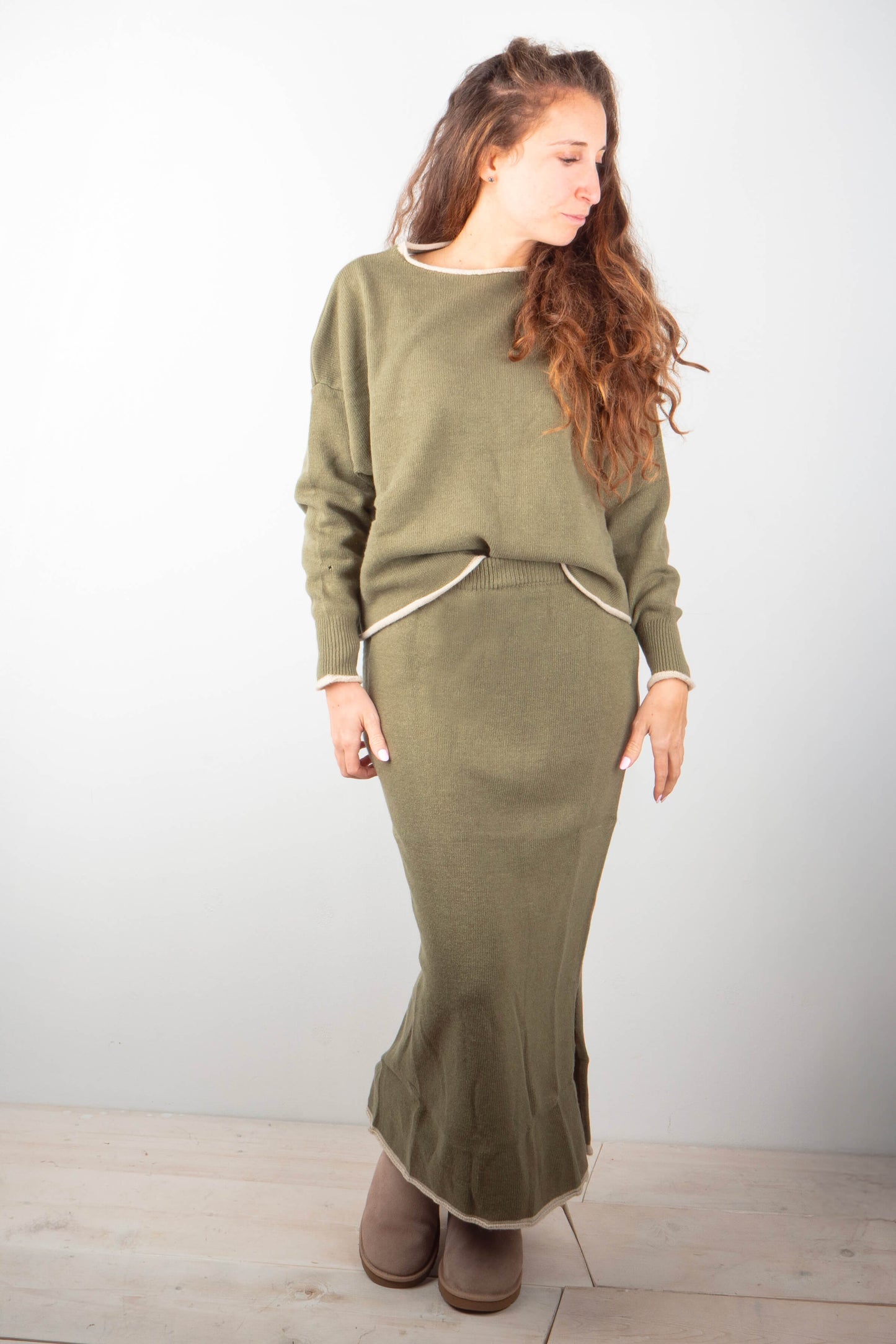 Completo in Lana Gonna & Maglia