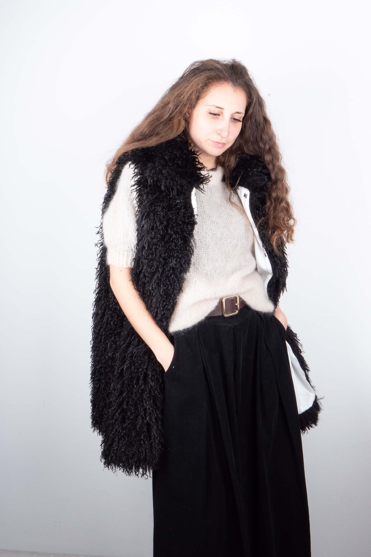 Gilet Furry in Ecopelliccia
