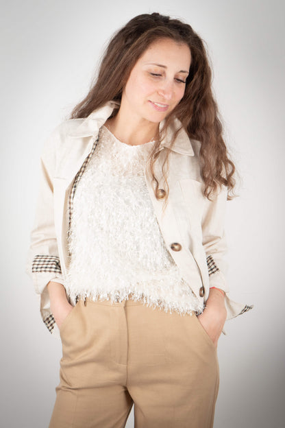 Giacca Camicia Vichy