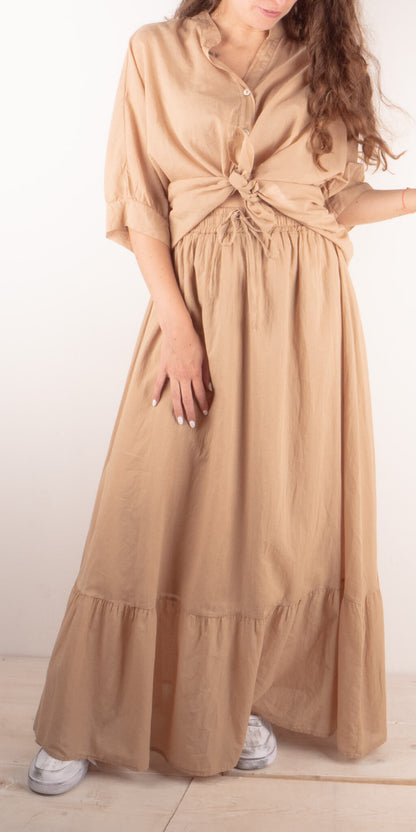 Gonna Balza & Camicia Voile