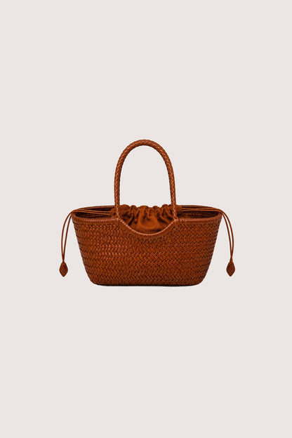 Borsa in Pelle Intrecciata