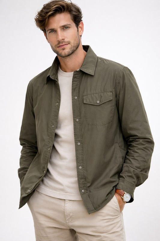 Giacca Camicia Uomo Edlina 100 grammi Verdone