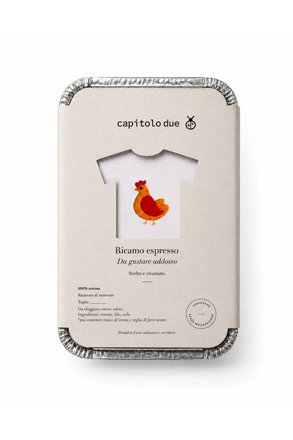 T-shirt ricamata - Coccodè Couture