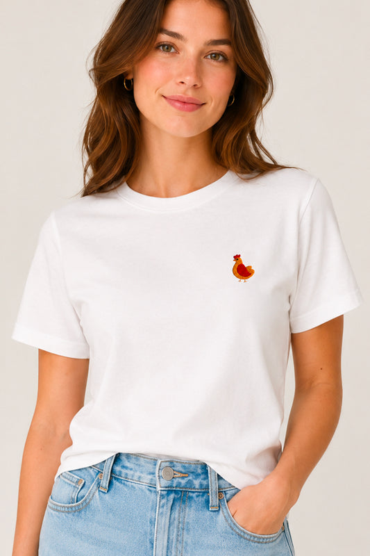 T-shirt ricamata - Coccodè Couture