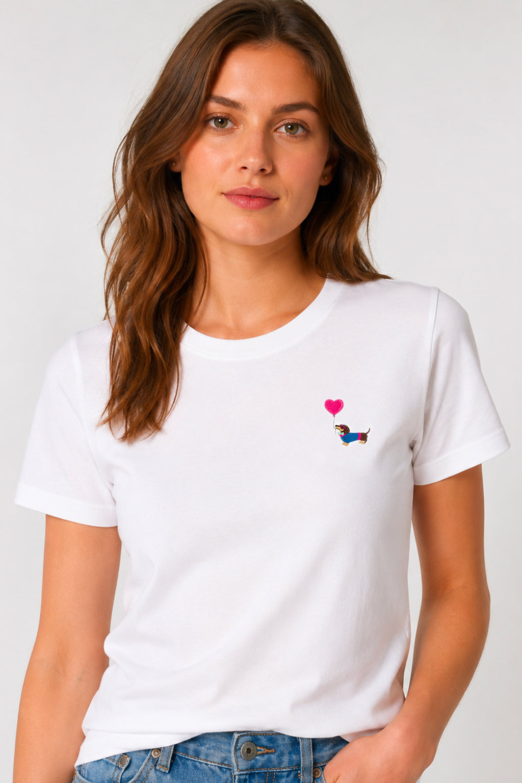 T-shirt ricamata - Cupidog